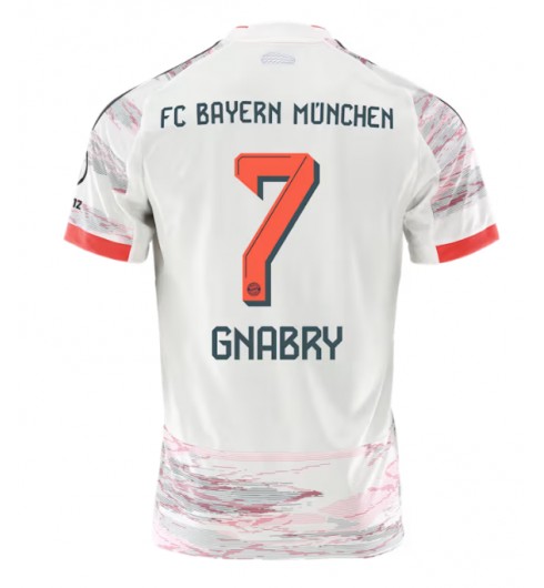 Bayern Munich Serge Gnabry #7 Venkovní Dres 2025-26 Krátký Rukáv Bayern Munich Serge Gnabry #7 Venkovní Dres 2025-26 Krátký Rukáv
